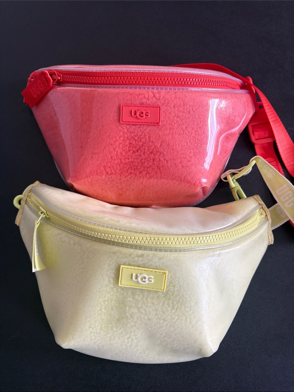 UGG Women's Orange and Women’s Yellow Crossbody Belt Bags Duo